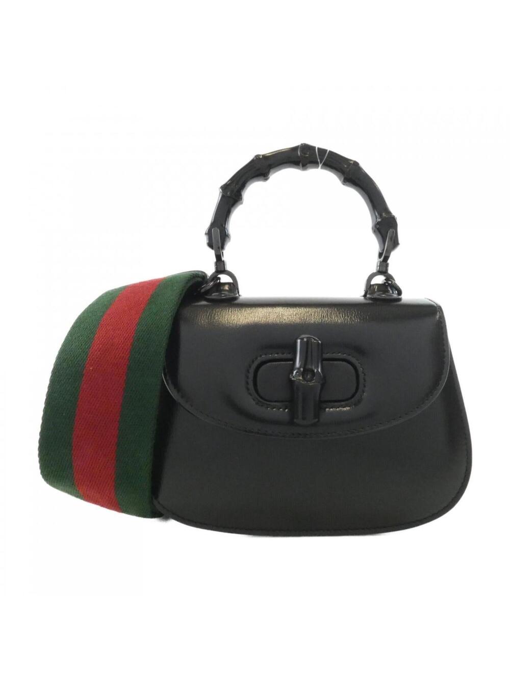 Gucci Bamboo Top Handle Bag Leather #350565G23B